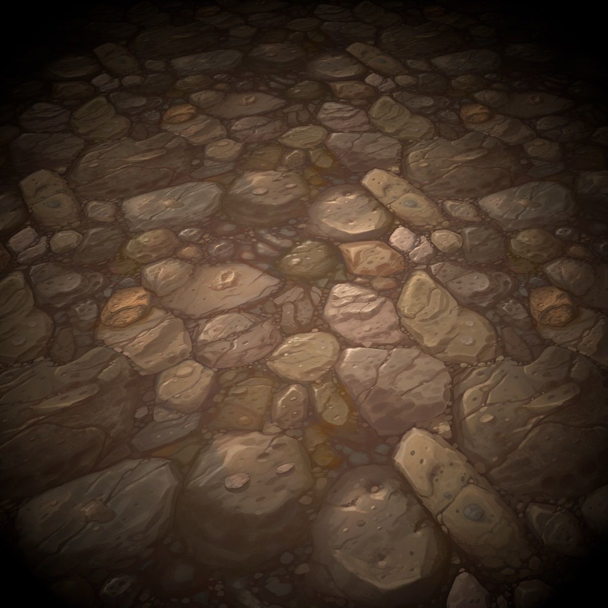 Stylized Rock Vol 01 - Hand Painted Texture  Texture_13