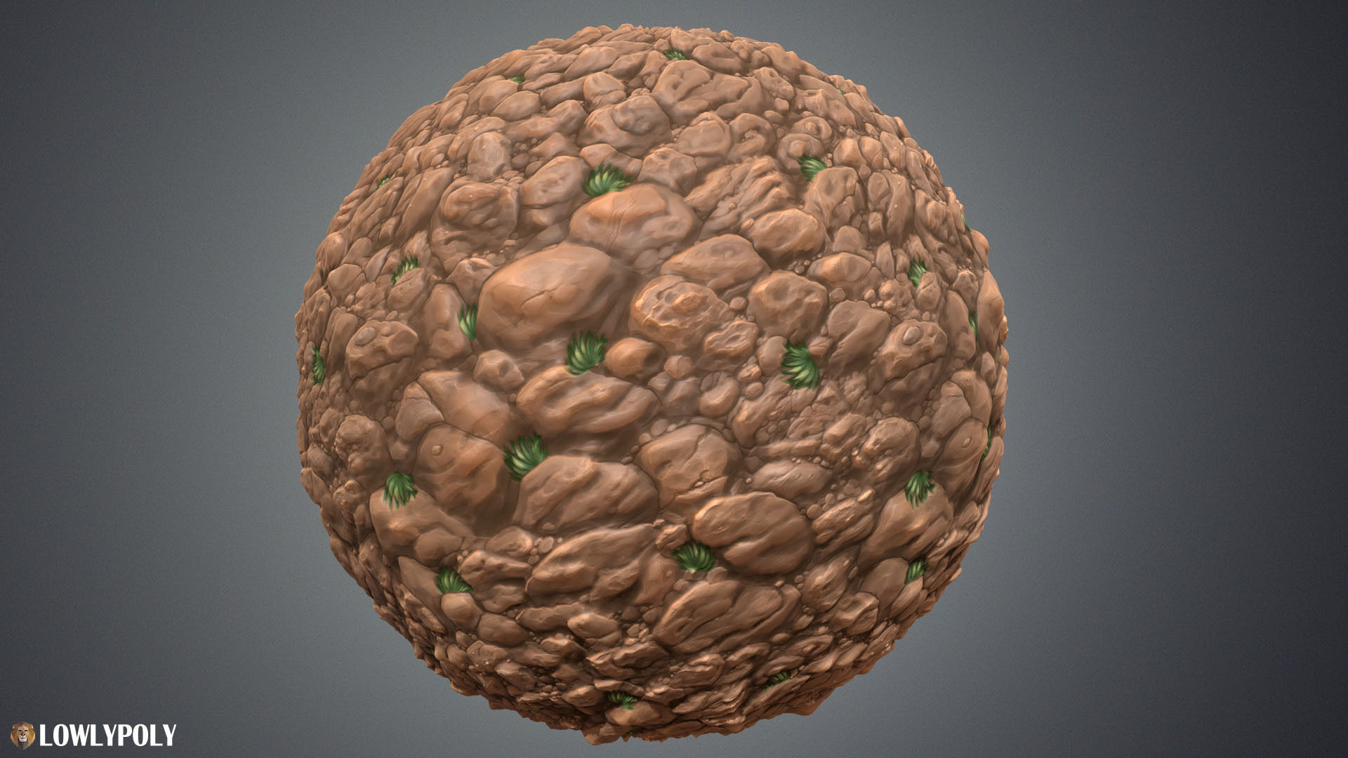 Stylized Rock Vol 01 - Hand Painted Texture  Texture_5