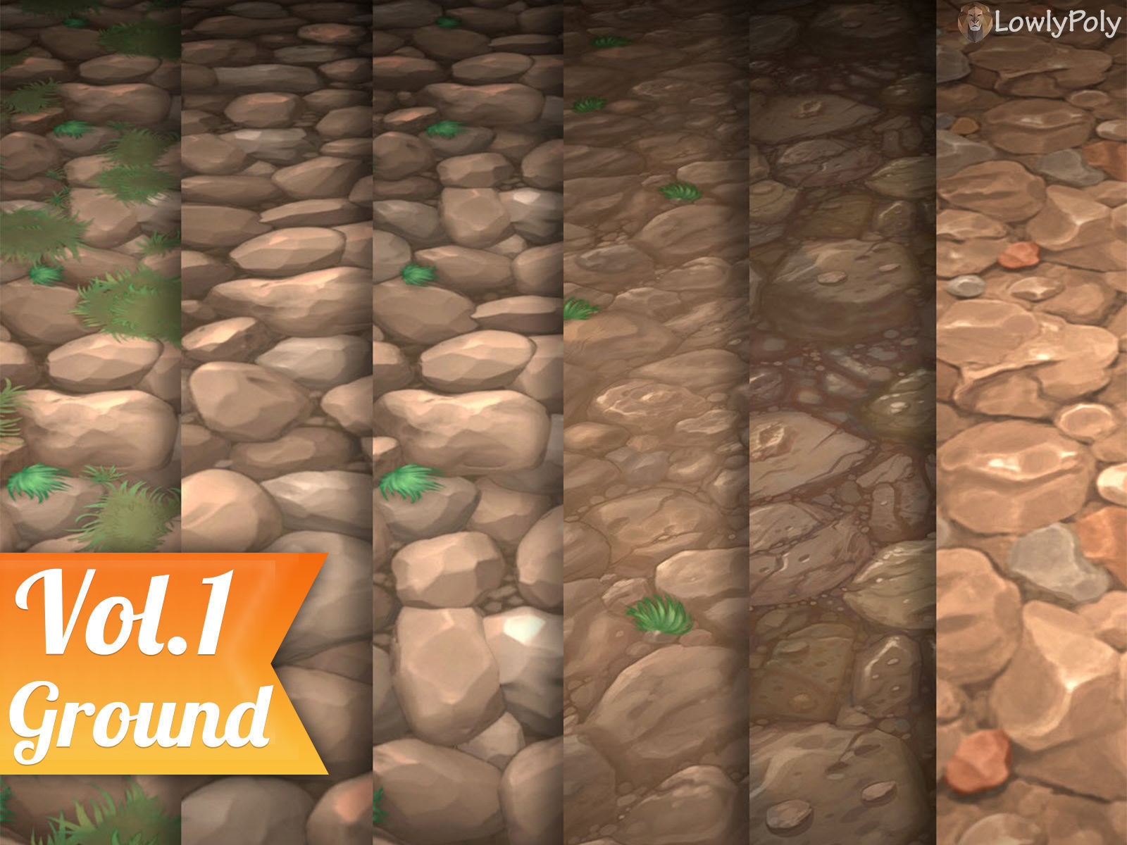 Stylized Rock Vol 01 - Hand Painted Texture  Texture_2