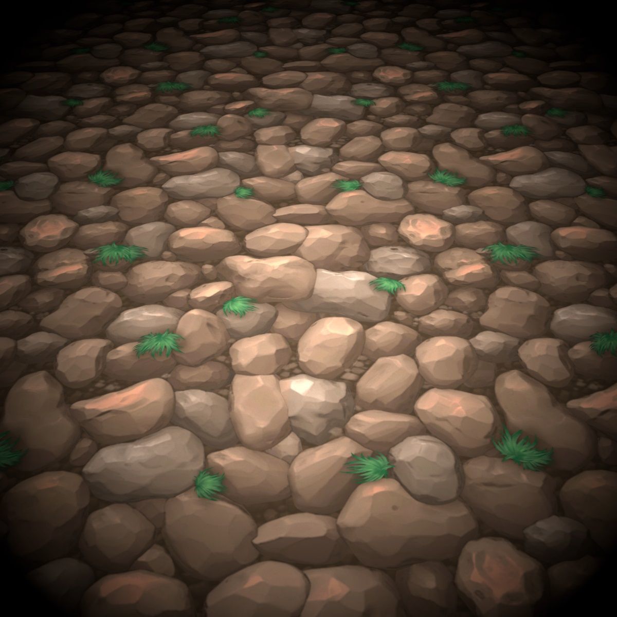 Stylized Rock Vol 01 - Hand Painted Texture  Texture_11