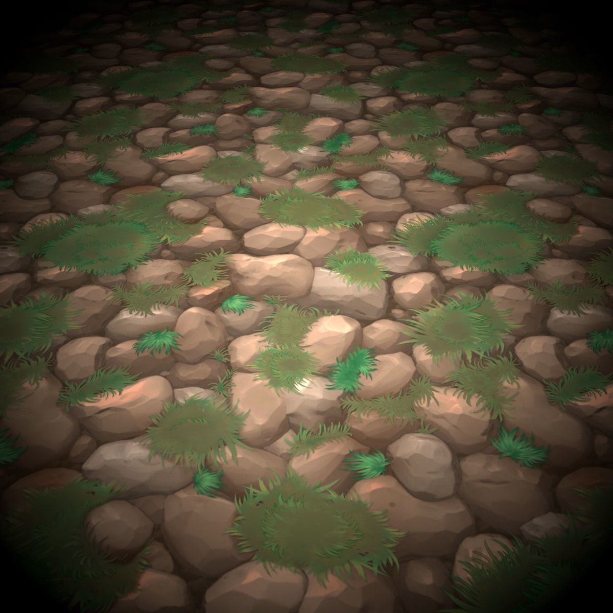 Stylized Rock Vol 01 - Hand Painted Texture  Texture_9