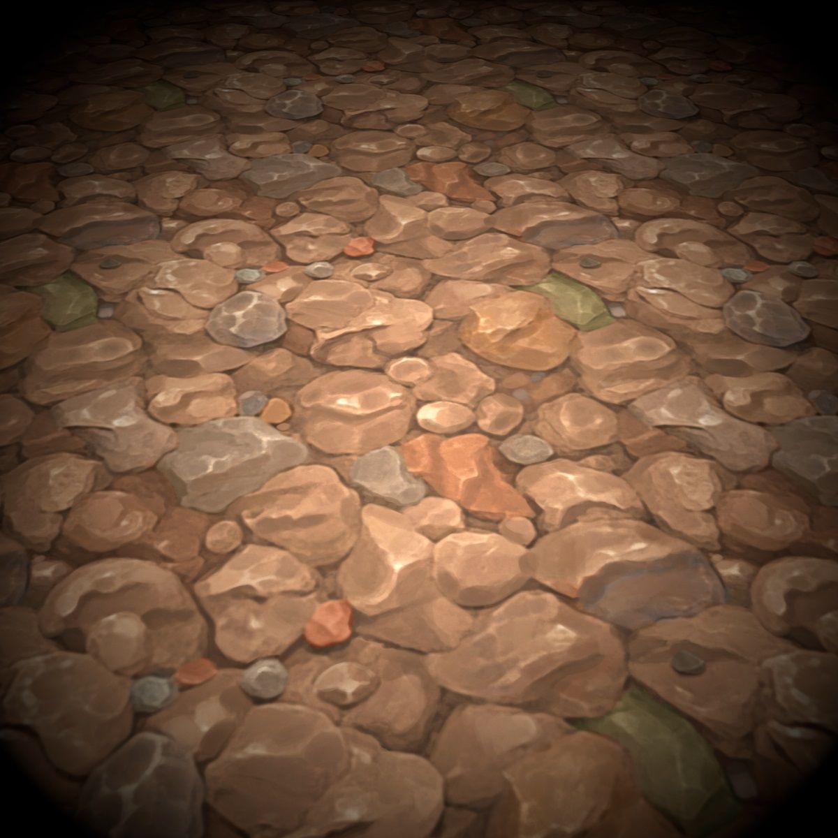 Stylized Rock Vol 01 - Hand Painted Texture  Texture_14