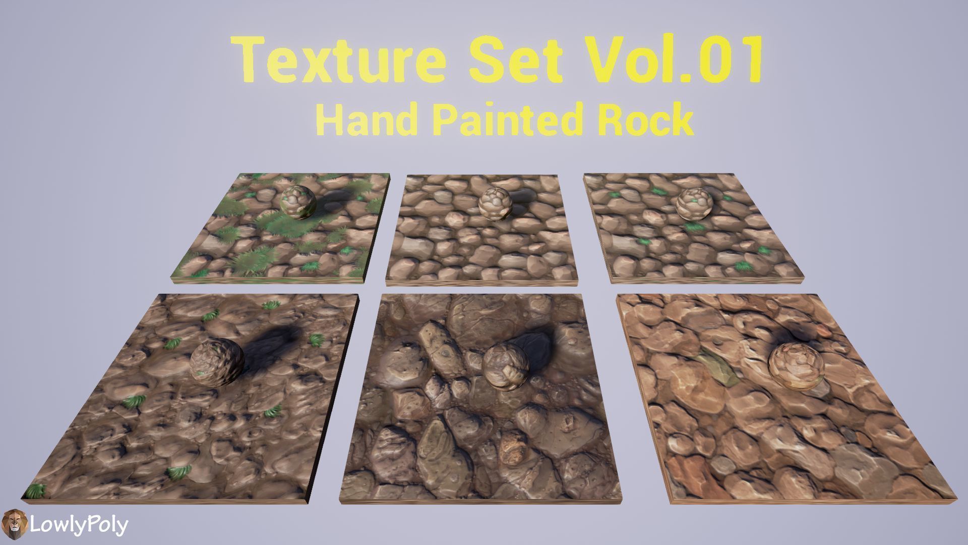 Stylized Rock Vol 01 - Hand Painted Texture  Texture_15