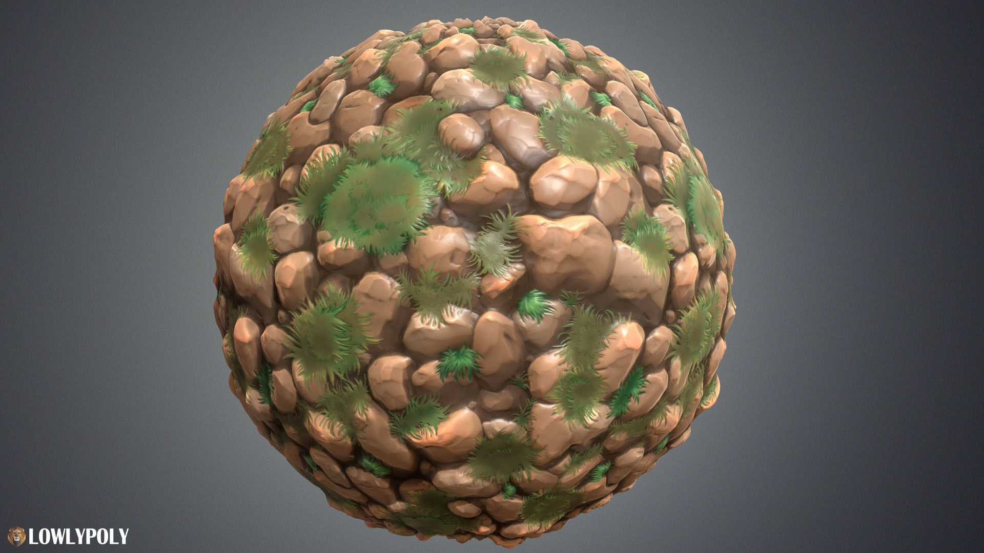 Stylized Rock Vol 01 - Hand Painted Texture  Texture_4