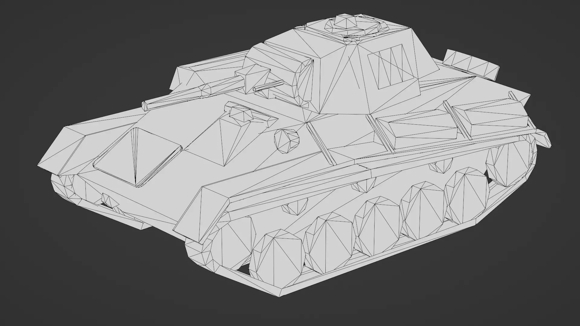  T-70 Light Tank 3D Model Low-poly 3D model_35