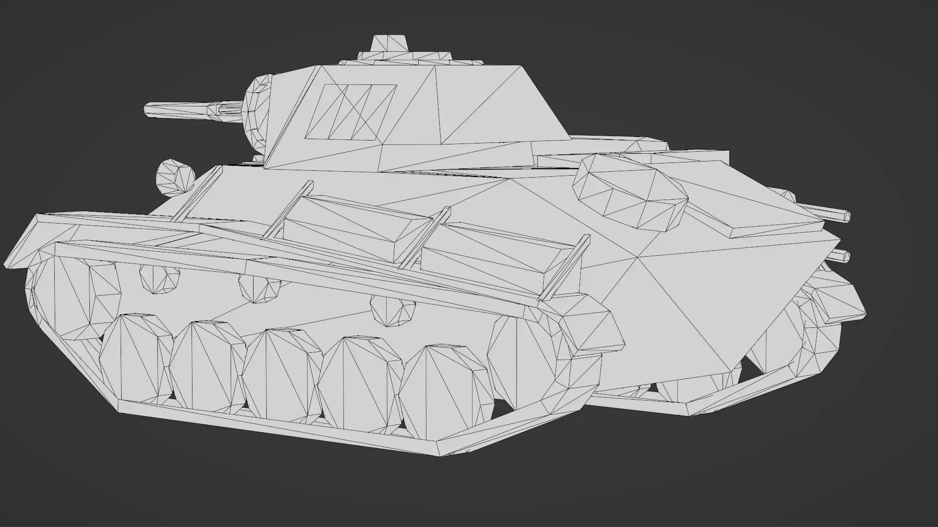  T-70 Light Tank 3D Model Low-poly 3D model_27