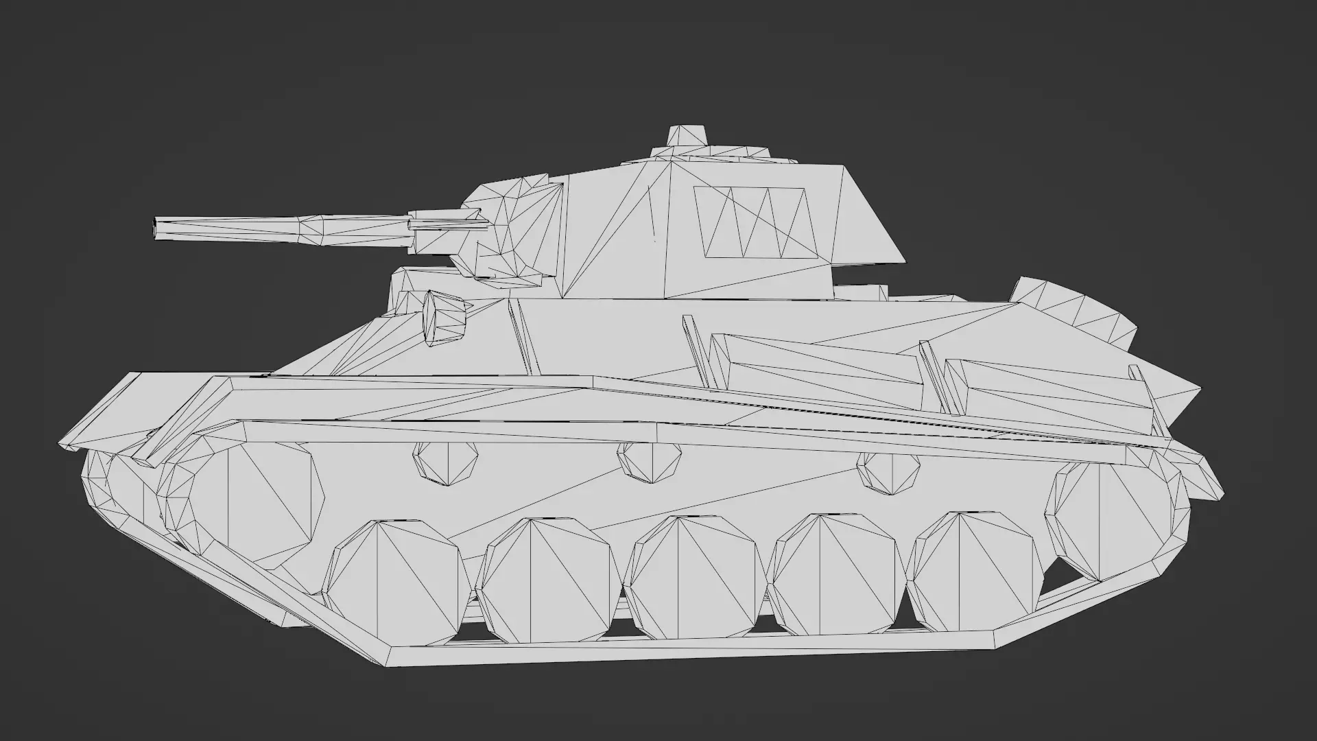 T-70 Light Tank 3D Model Low-poly 3D model_29