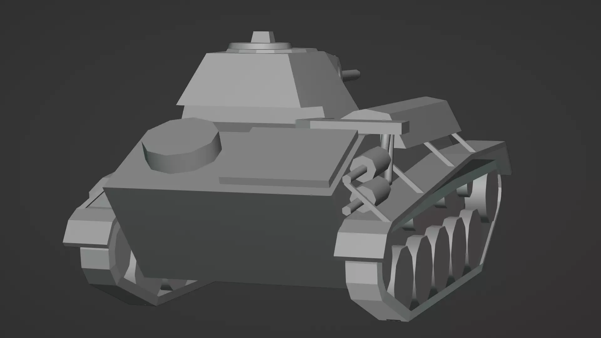  T-70 Light Tank 3D Model Low-poly 3D model_12