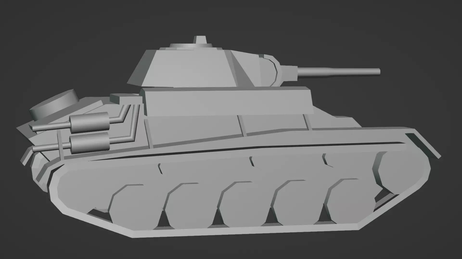  T-70 Light Tank 3D Model Low-poly 3D model_20