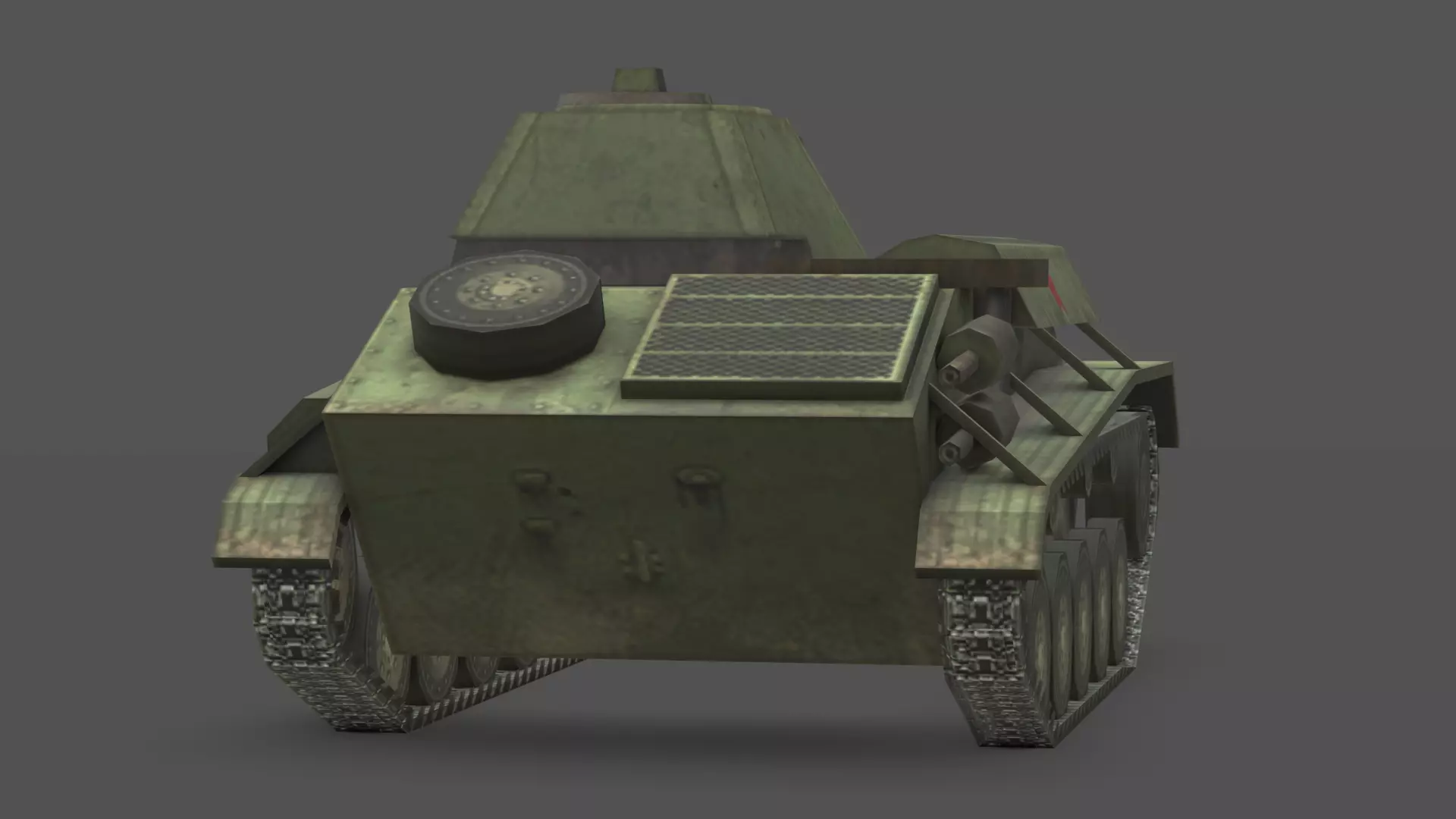  T-70 Light Tank 3D Model Low-poly 3D model_7