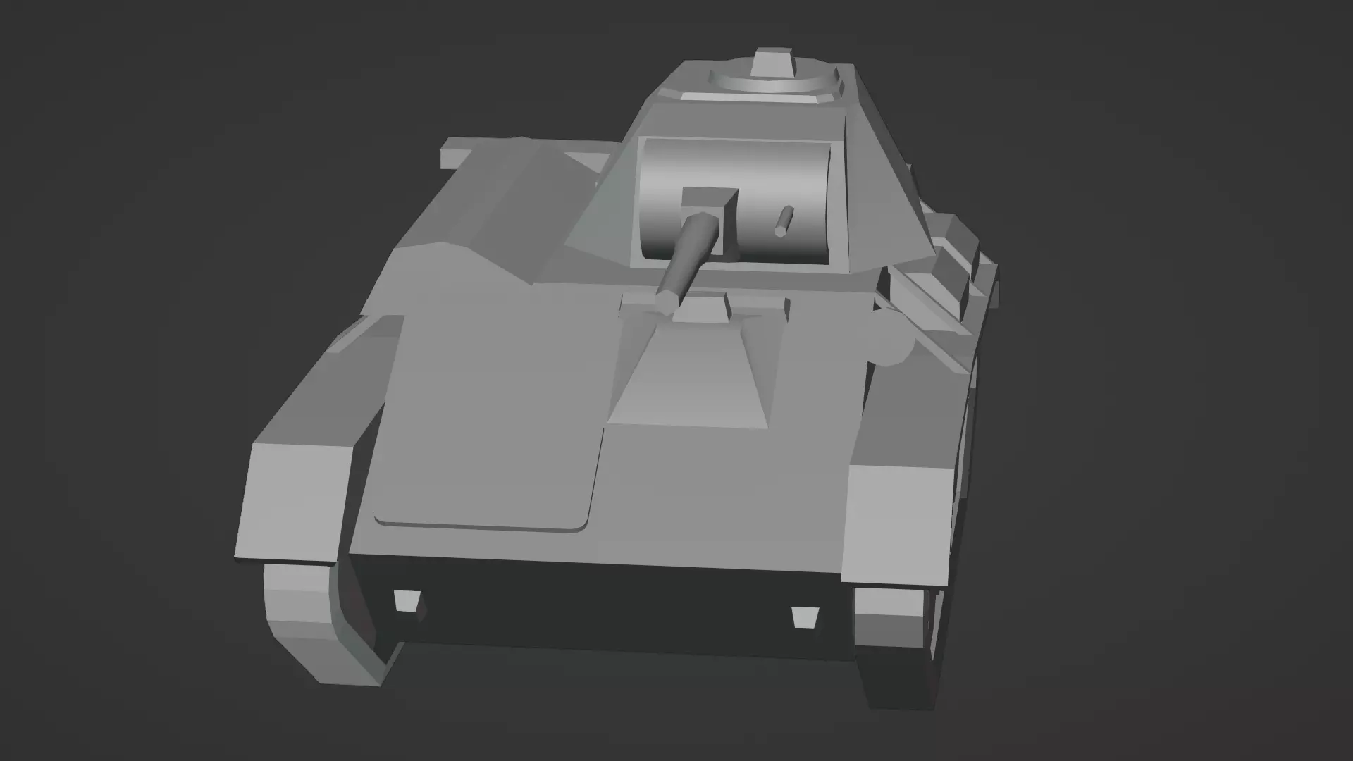 T-70 Light Tank 3D Model Low-poly 3D model_22