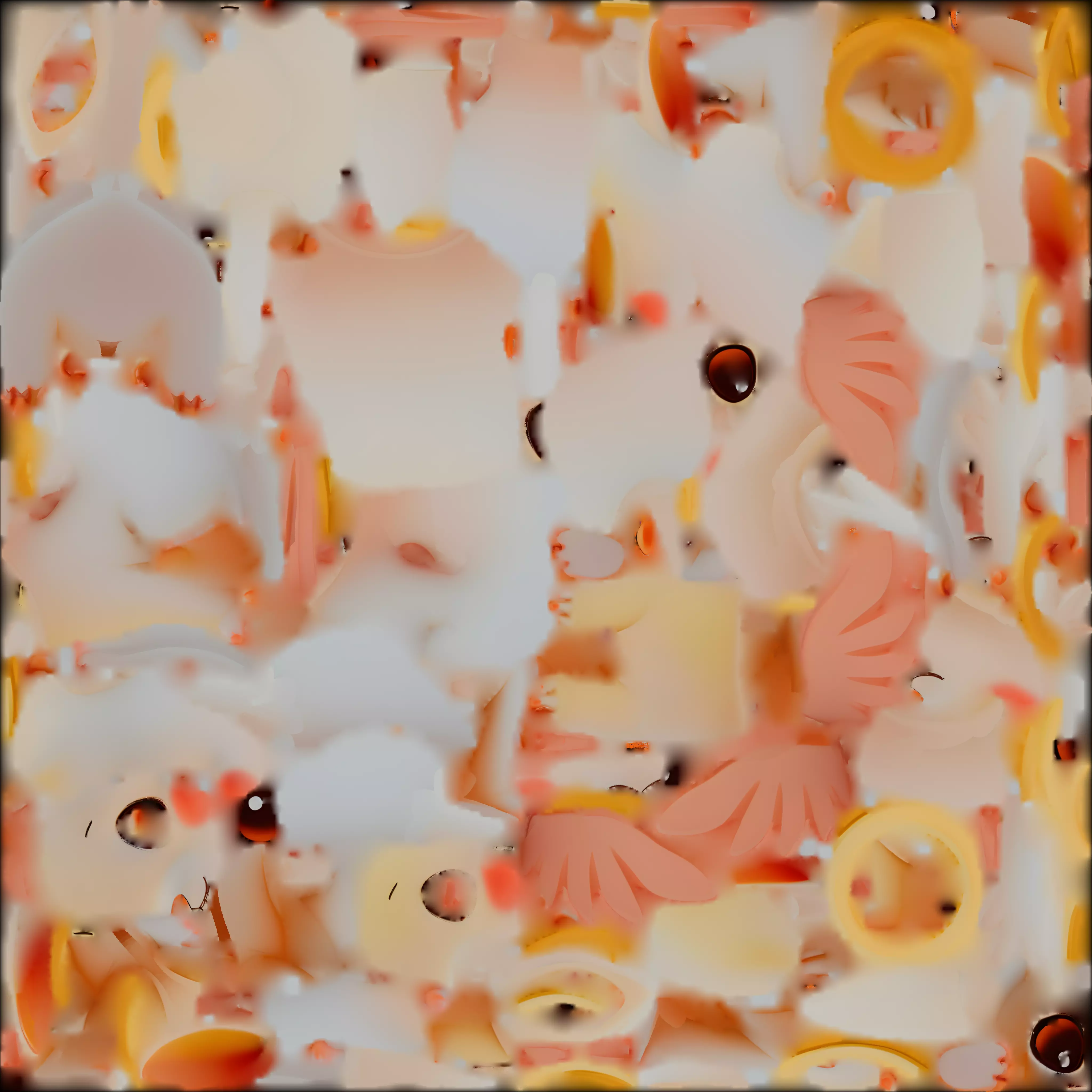 Seraphlet  Angel Creature 3D Model Heavenly Companion Low-poly 3D model_1