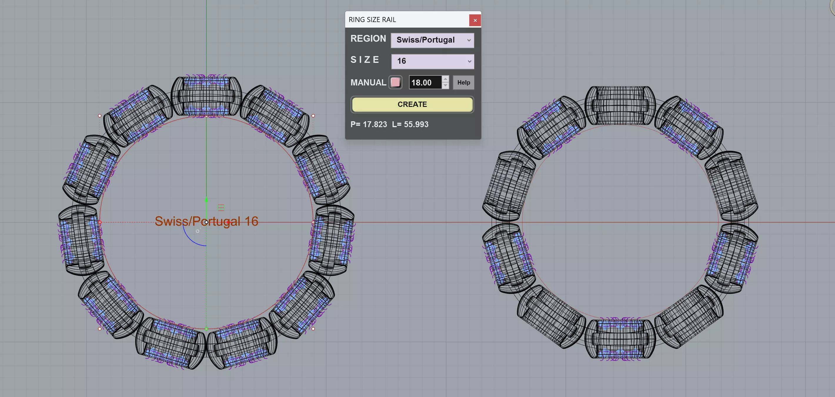  High Jewelry Ring with turnable function 3D print model_5