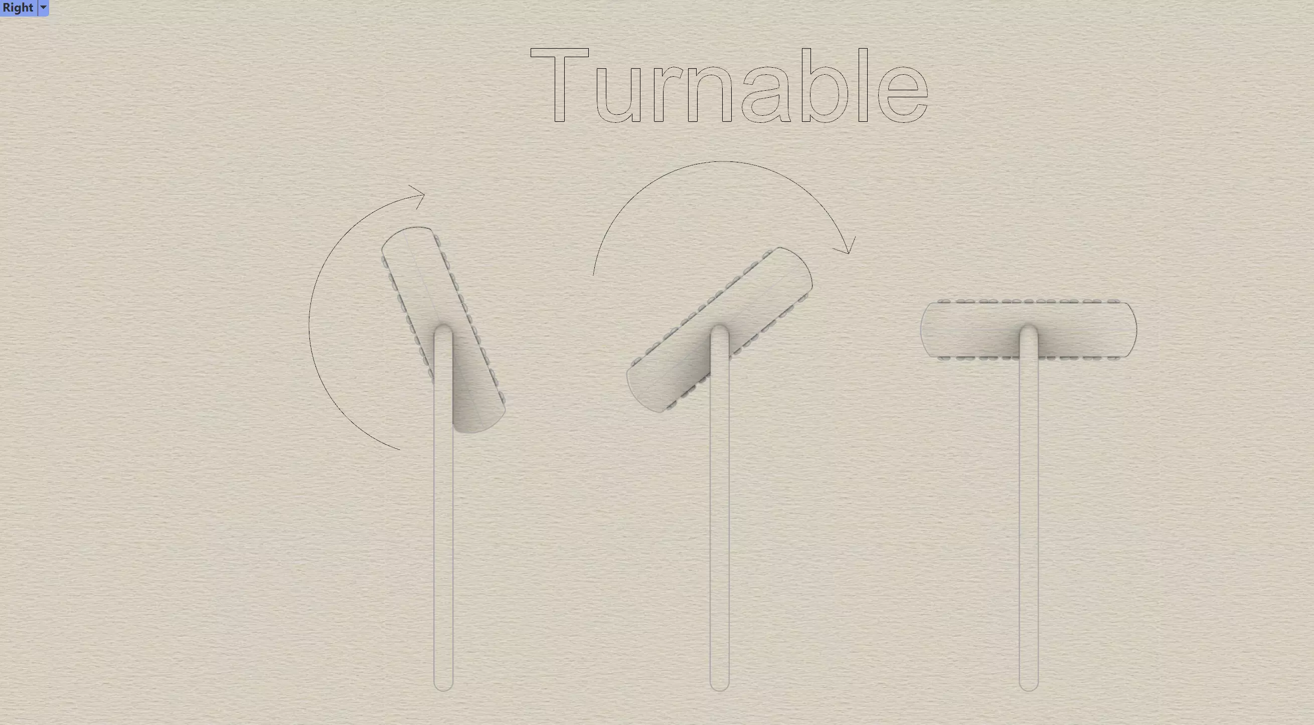  High Jewelry Ring with turnable function 3D print model_3