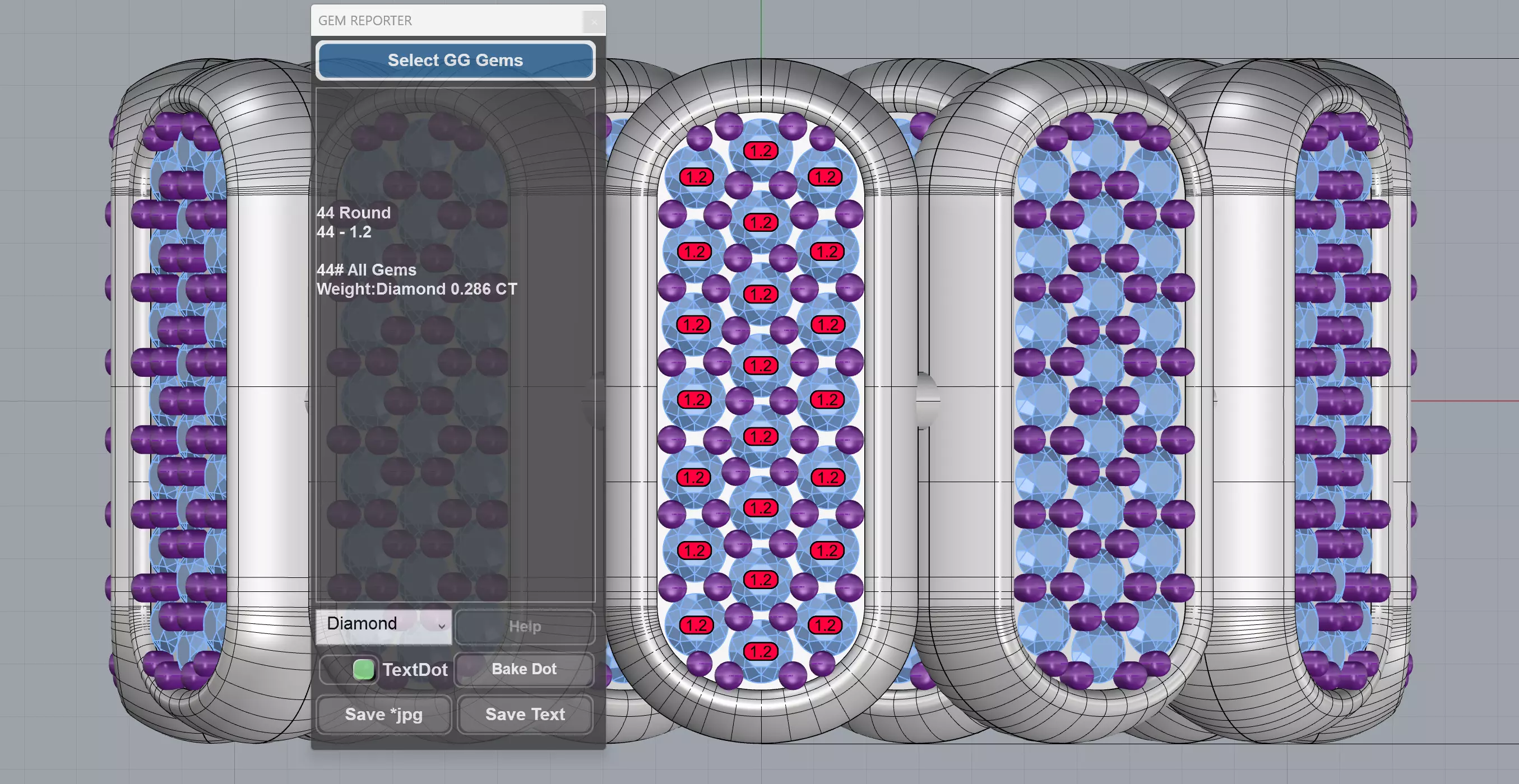  High Jewelry Ring with turnable function 3D print model_4