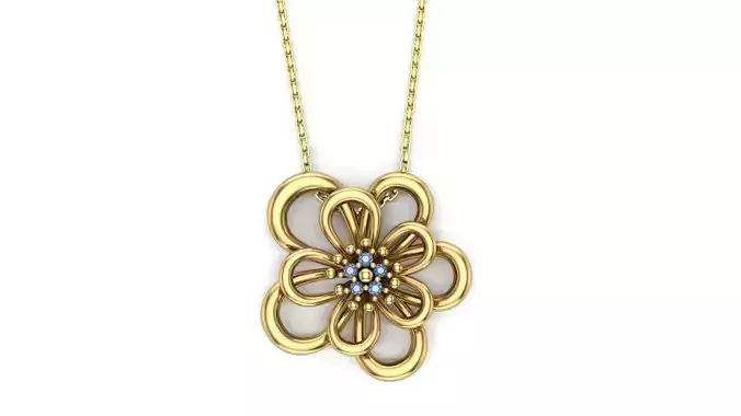 Van Cleef - Pendant - Flower 002
