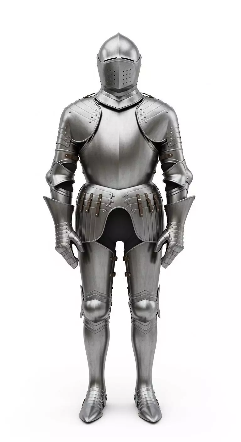 CATAPULT GUILLOTINE CANNON AND MEDIEVAL SOLDIER 3D model_3