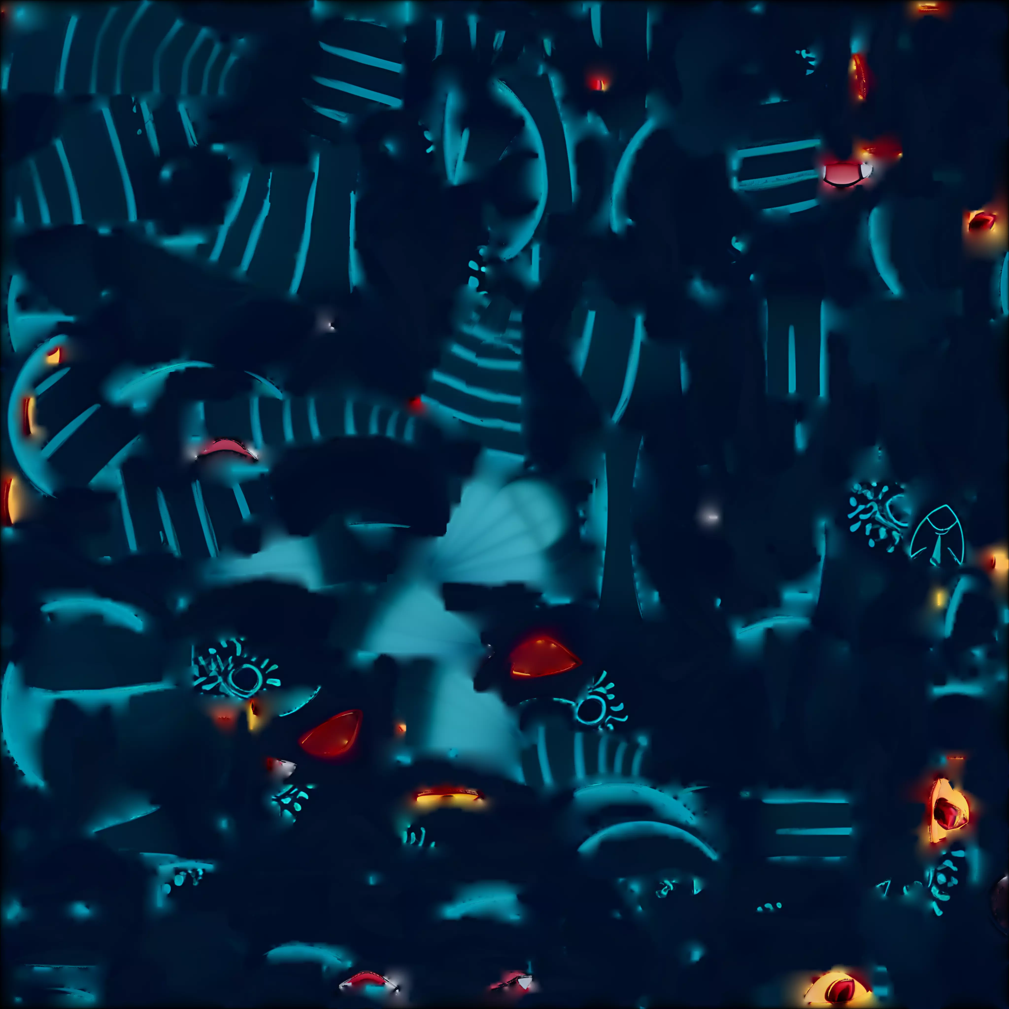 Noxpion Shadow Scorpion Creature 3D Model Dark Magic Collectible Low-poly 3D model_1