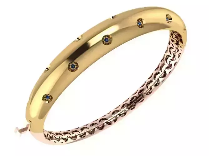 Custom Design Gold Bracelet and ring