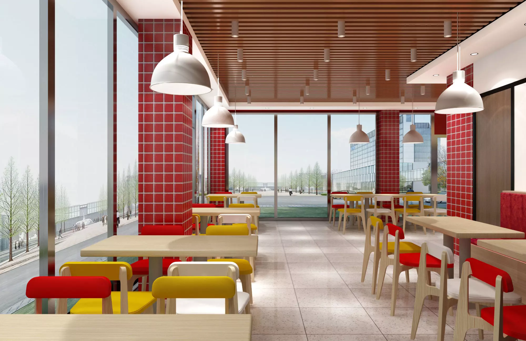 Fast Food Restaurant 03 3D model_3
