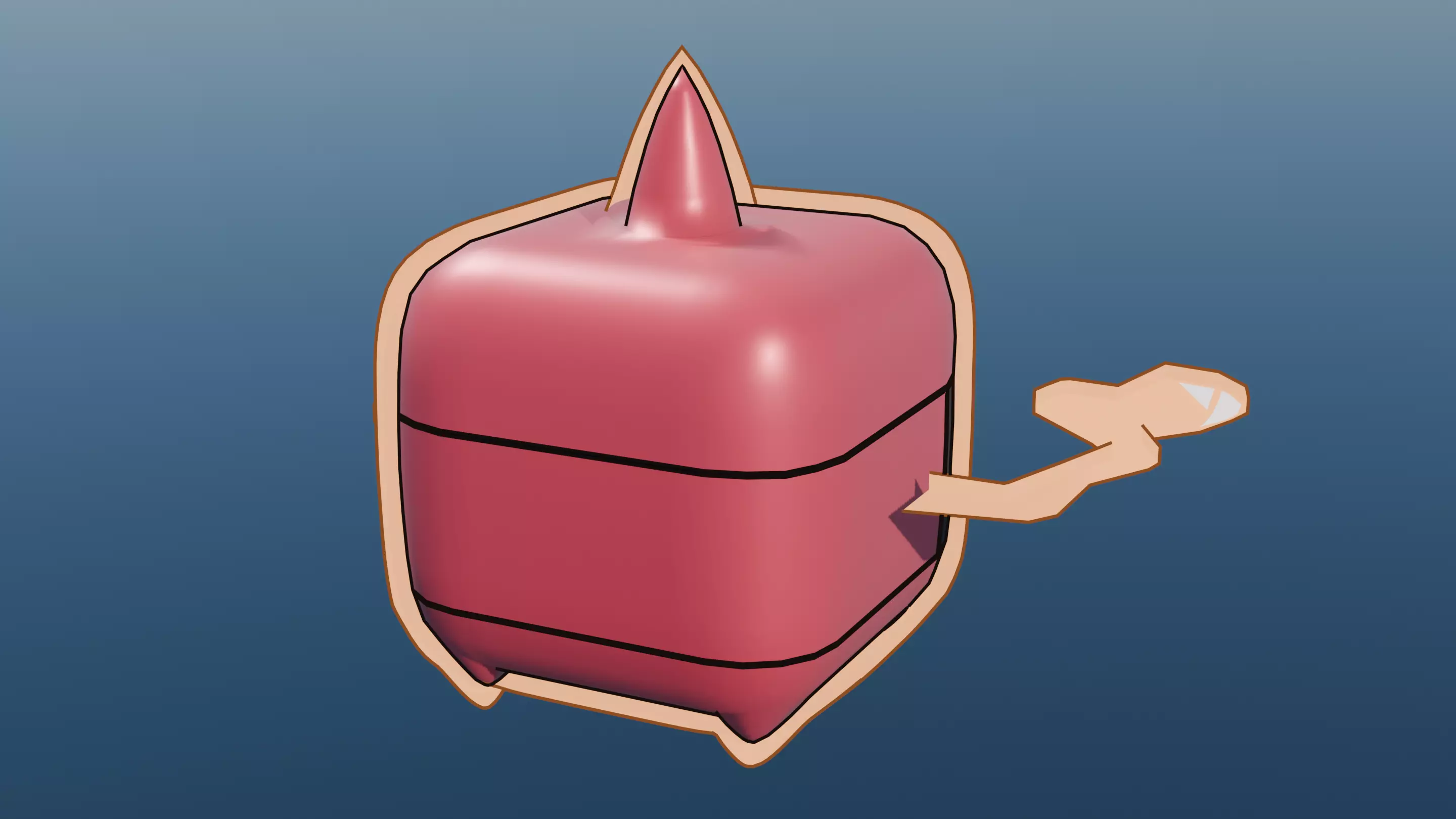 Pokemon Rotom Heat Form and Shiny version  Low-poly 3D model_10