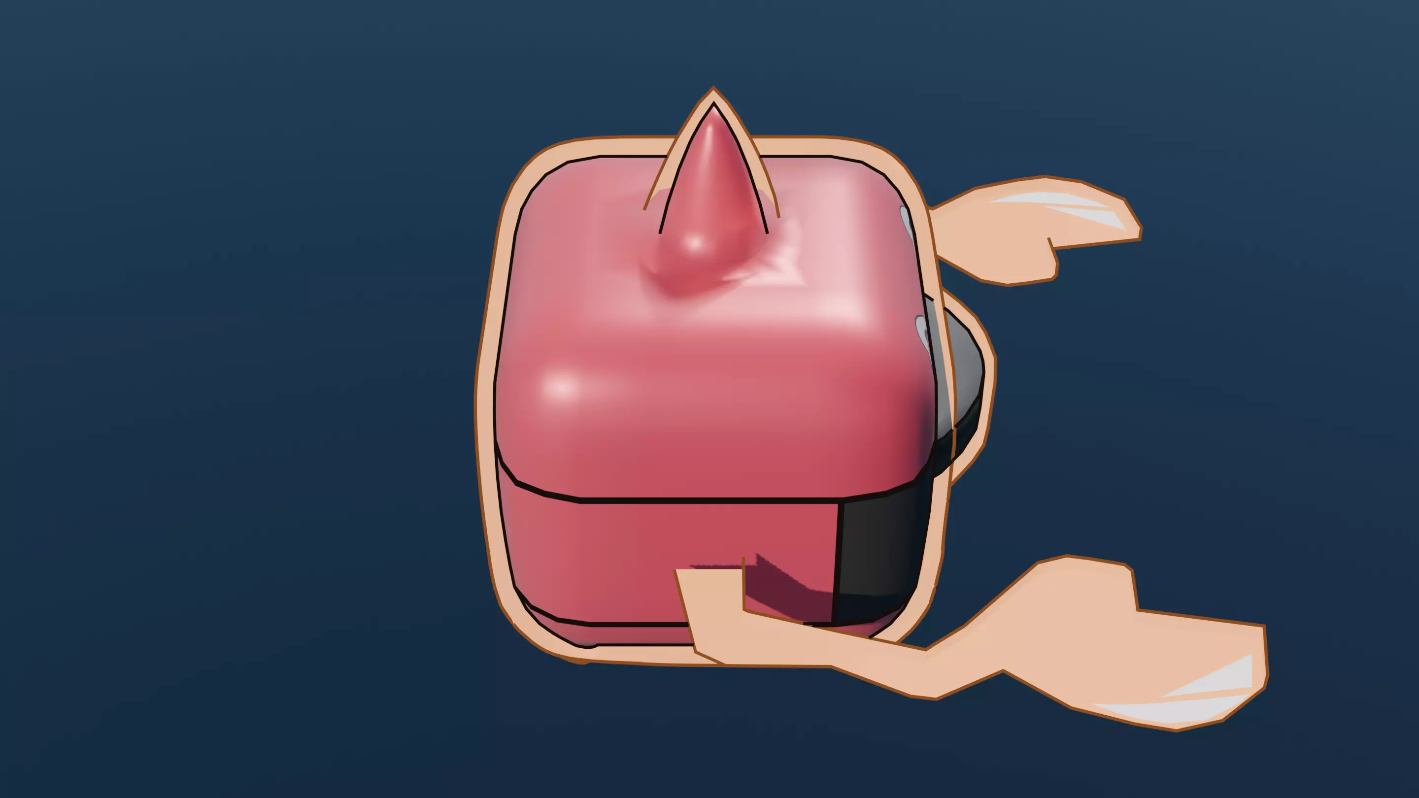 Pokemon Rotom Heat Form and Shiny version  Low-poly 3D model_6