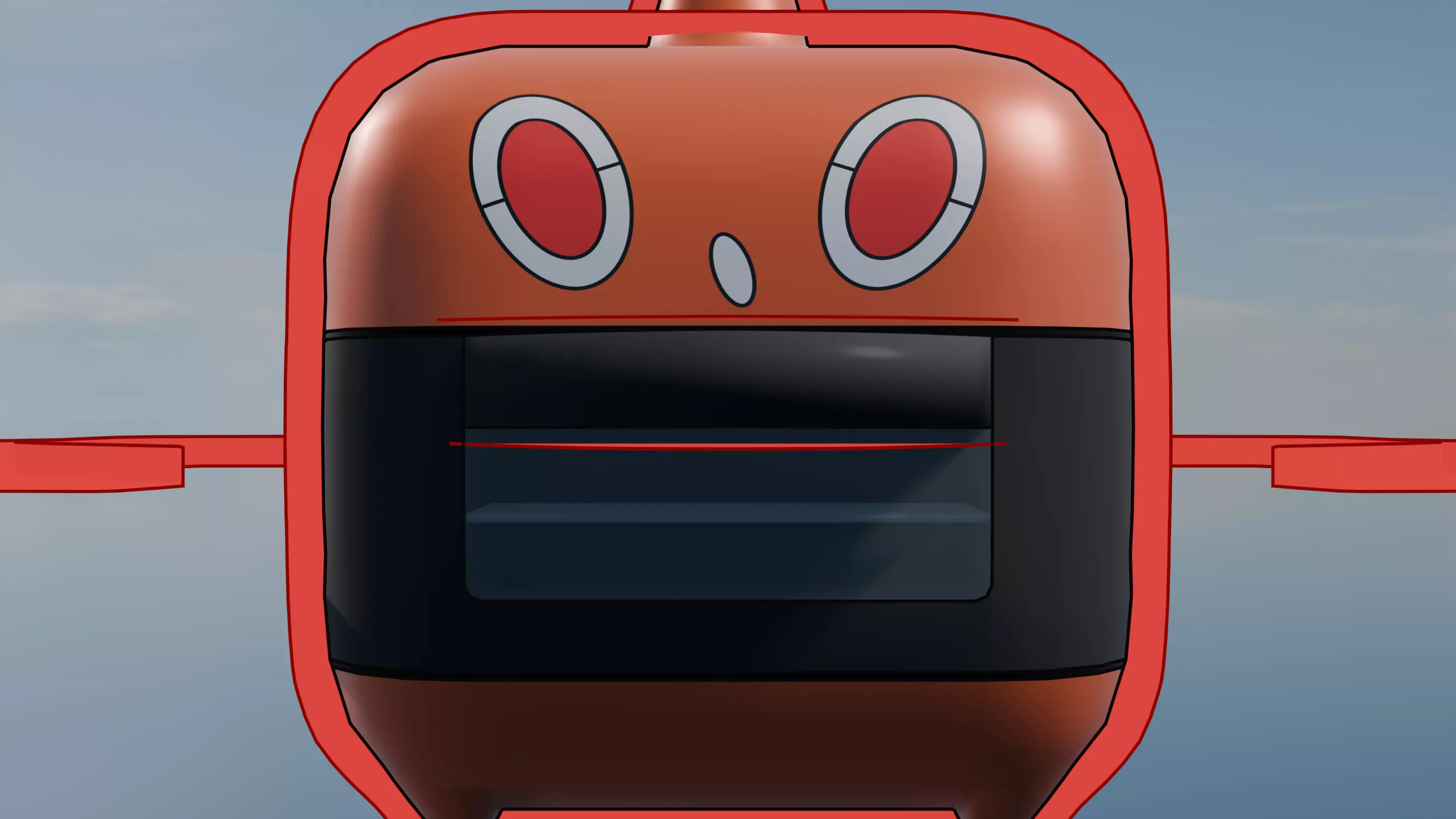 Pokemon Rotom Heat Form and Shiny version  Low-poly 3D model_13