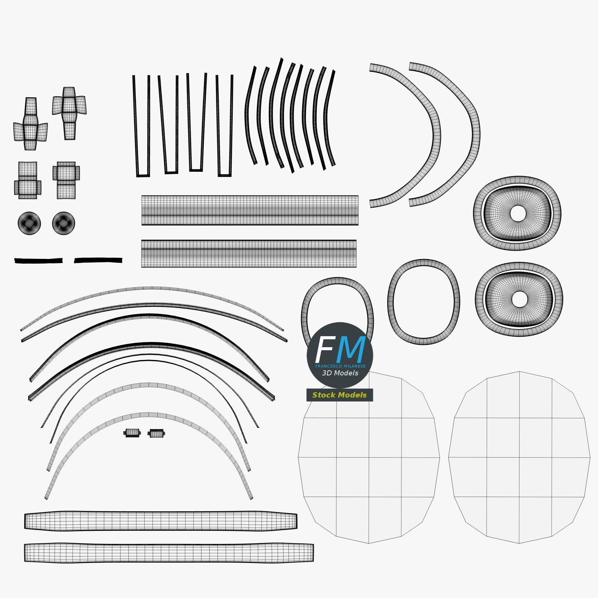 Hi-Fi headphones 3D model_11