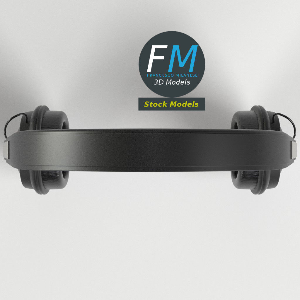 Hi-Fi headphones 3D model_6