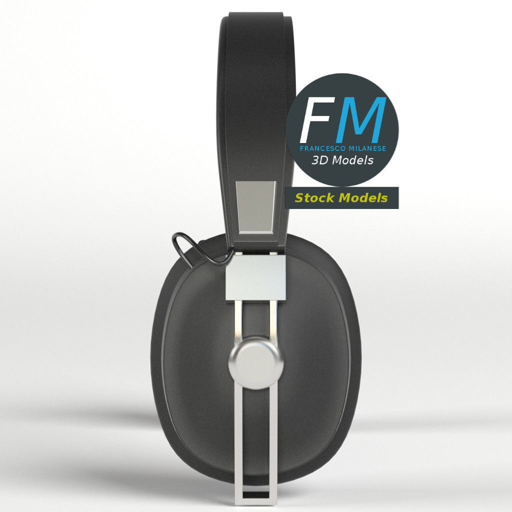 Hi-Fi headphones 3D model_4