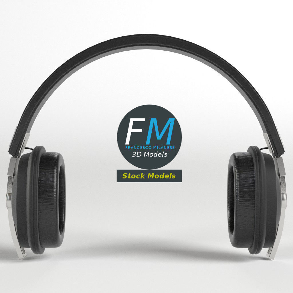 Hi-Fi headphones 3D model_3
