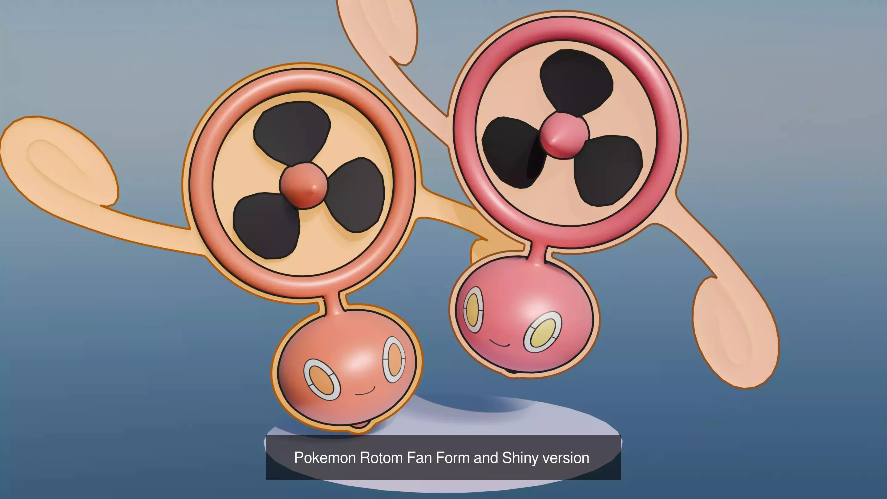 Rotom Forms Pack 3D Model Collection_6