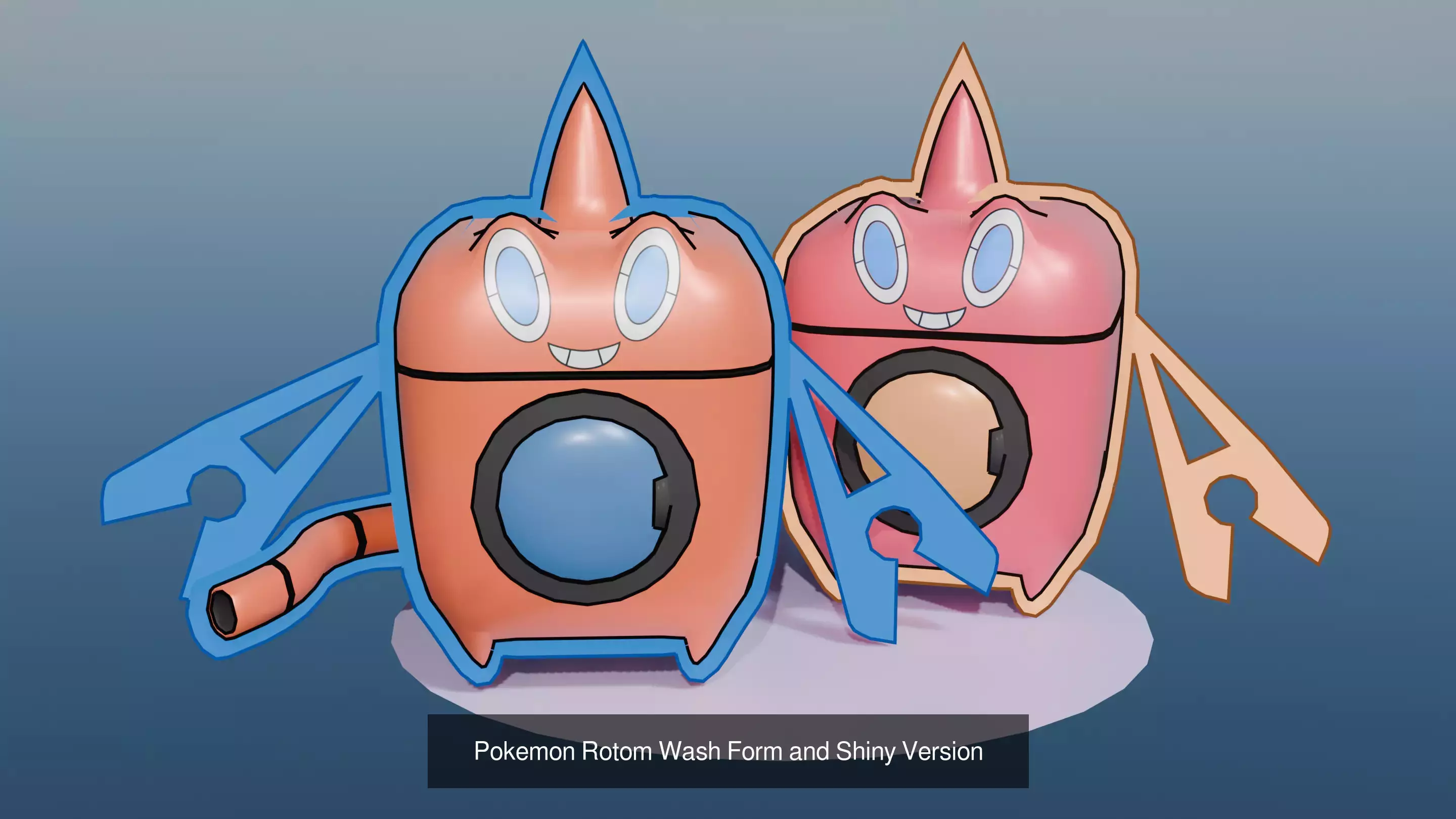 Rotom Forms Pack 3D Model Collection_3
