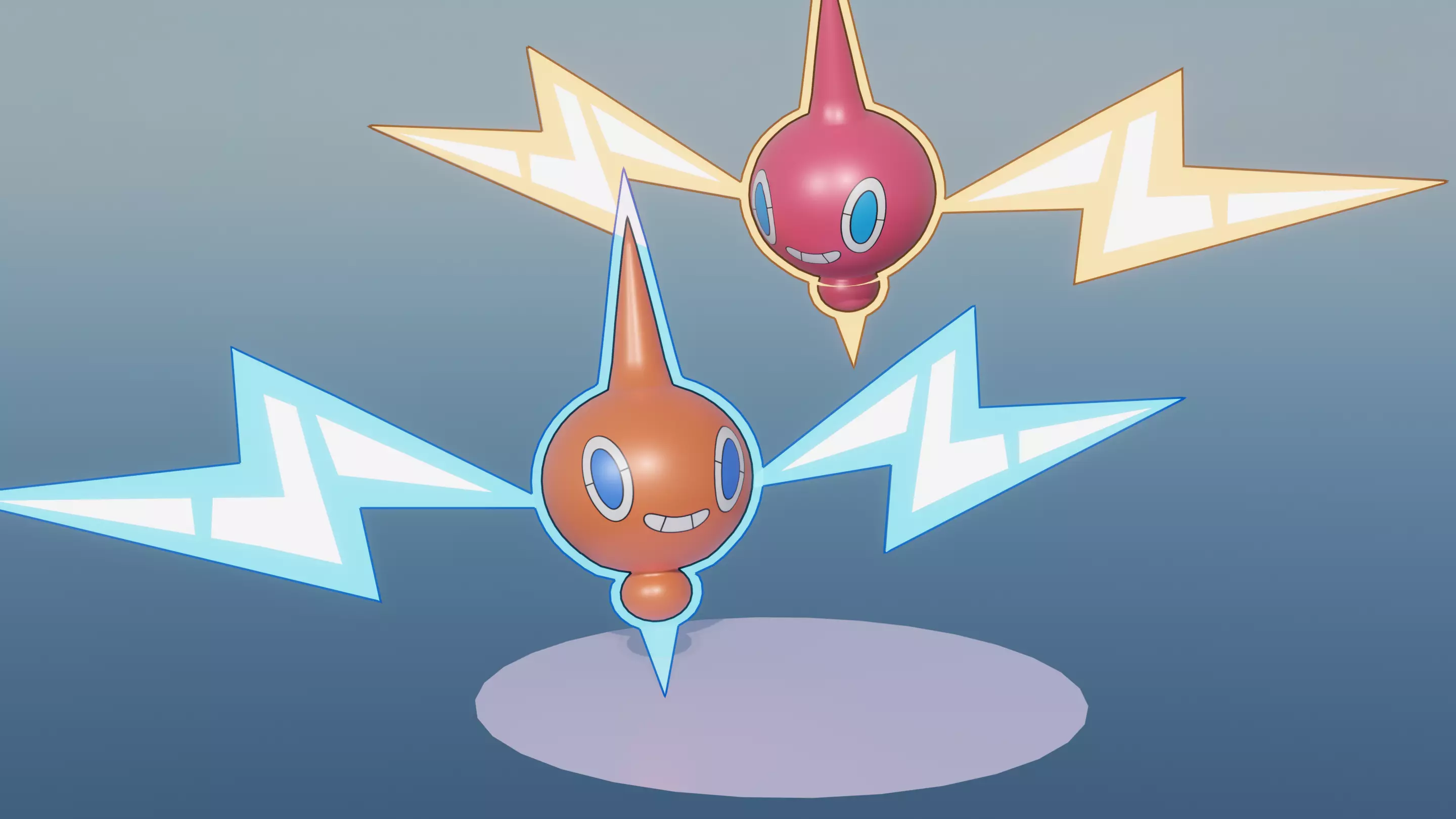 Rotom Forms Pack 3D Model Collection_1