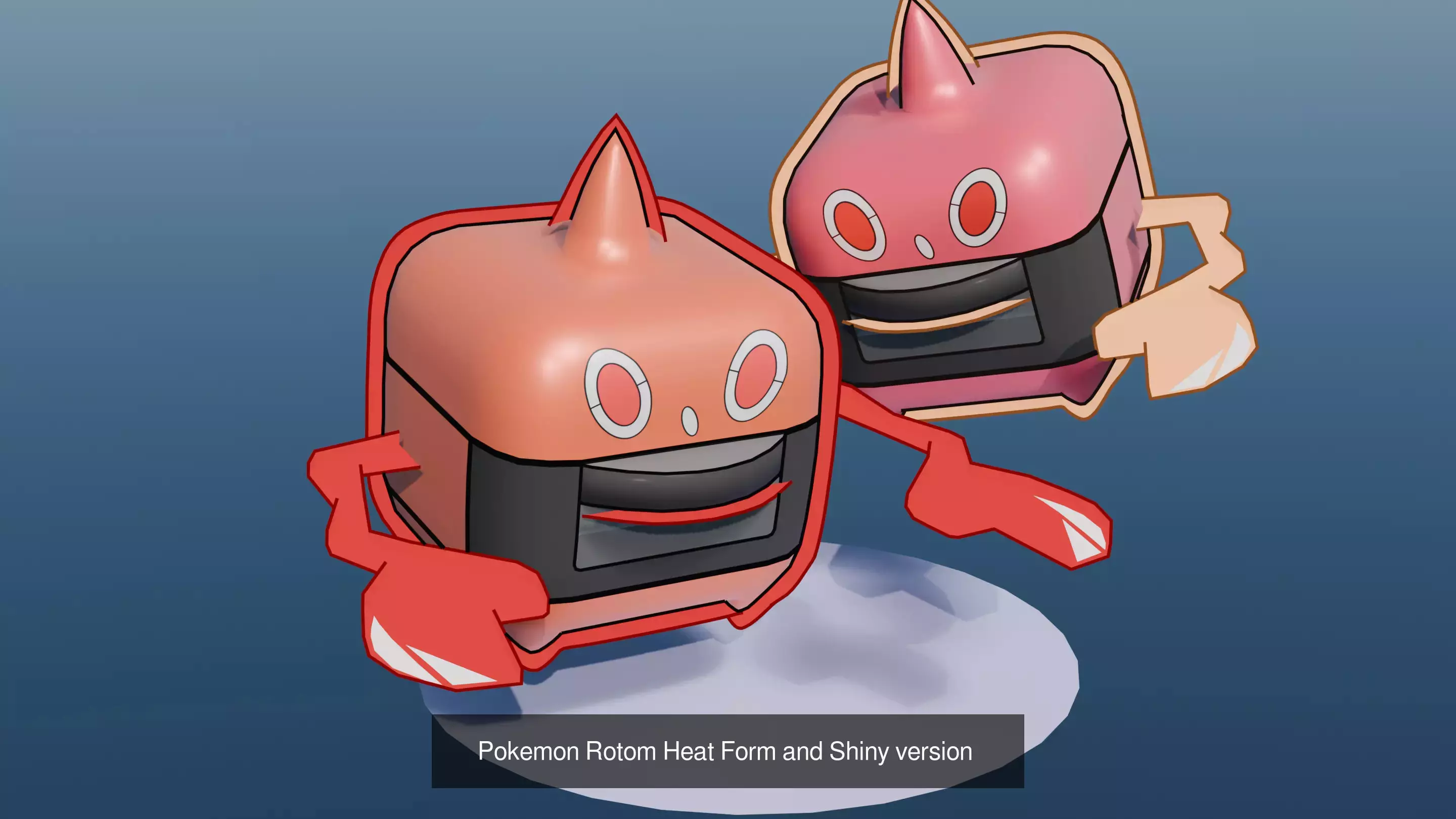 Rotom Forms Pack 3D Model Collection_5