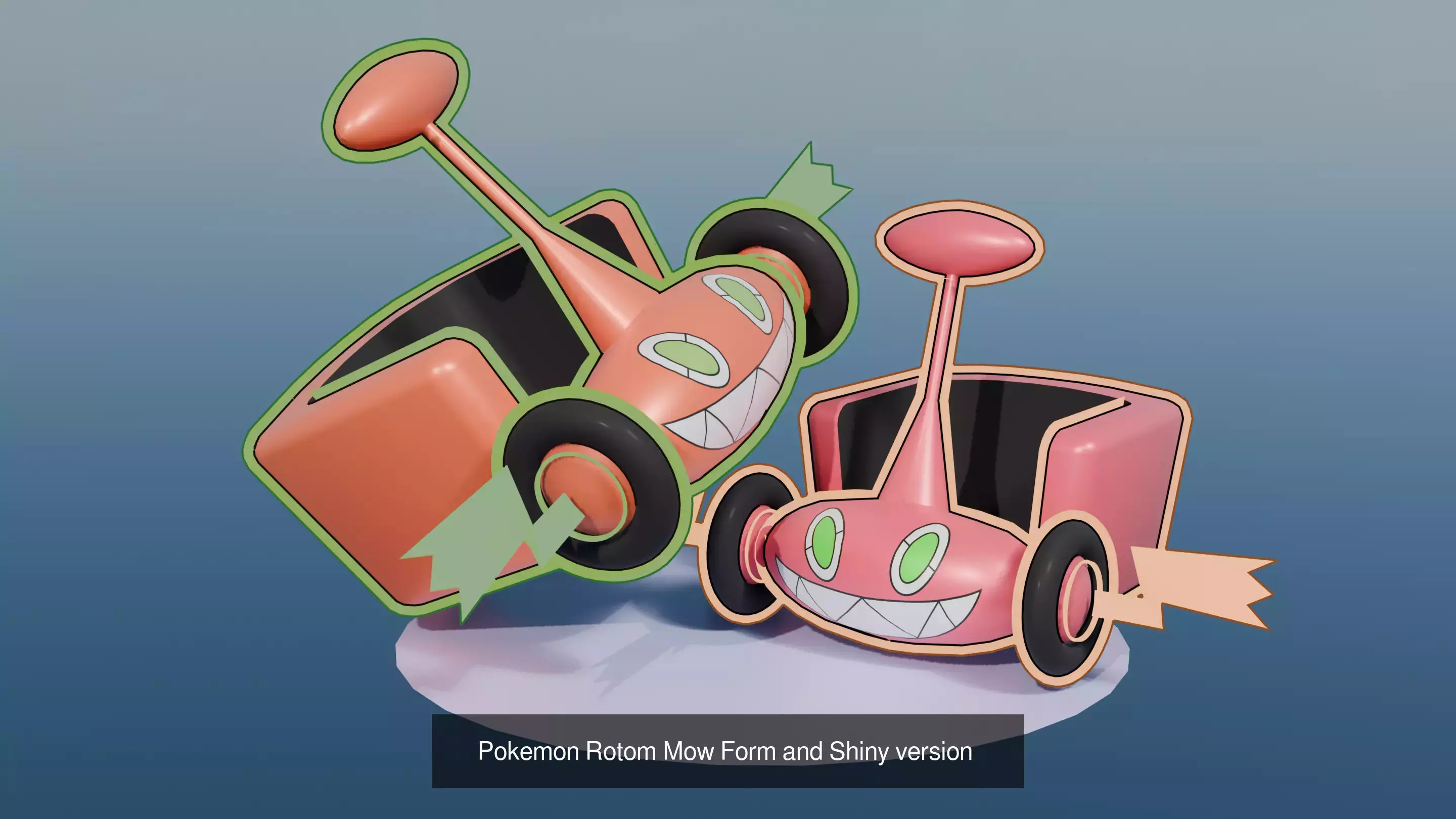 Rotom Forms Pack 3D Model Collection_4