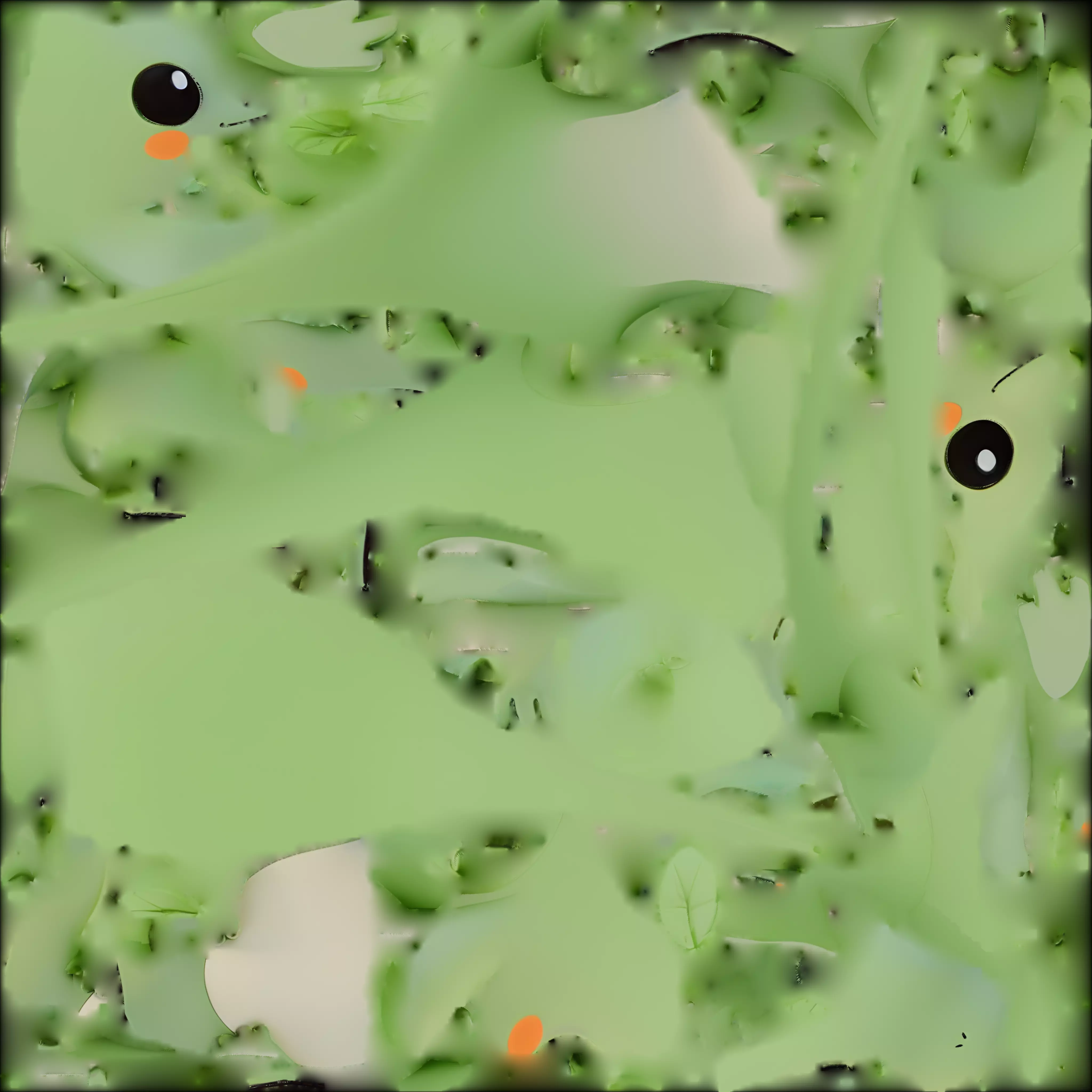 Mochatoad Frog Creature 3D Model Adorable Companion Low-poly 3D model_1