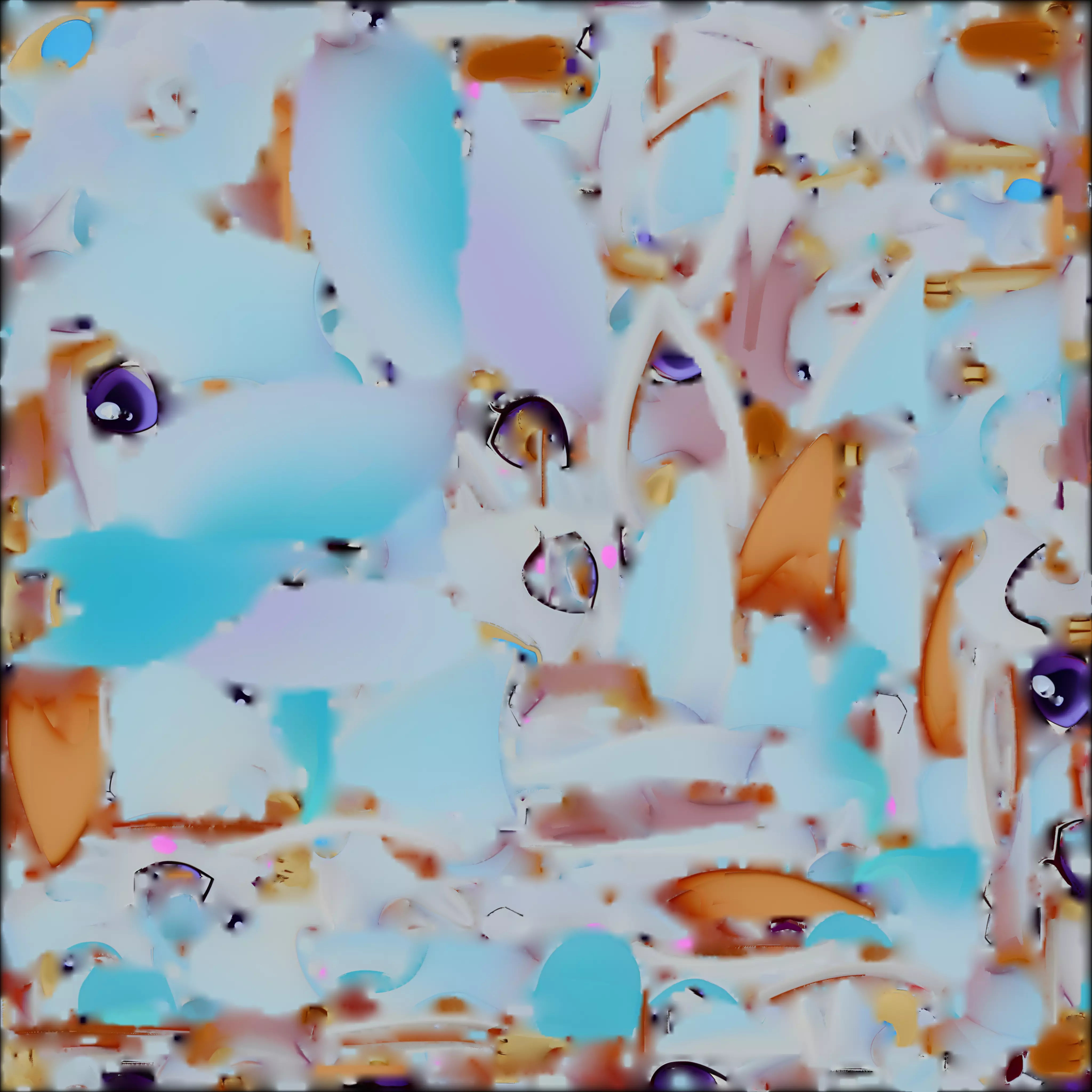 Luniora Luminous Spirit Fox Creature 3D Model Magical Companion Low-poly 3D model_1