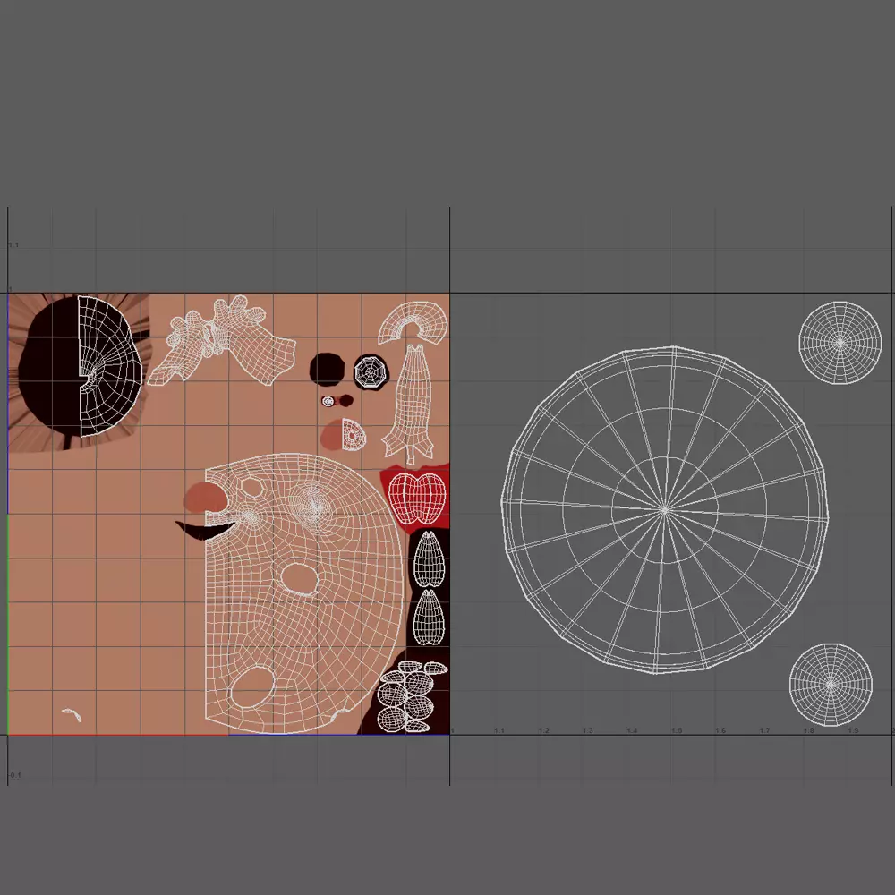 Pig Cartoon 3D model_17