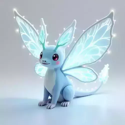 Lunafae Luminous Fairy Dragon 3D Model Magical Companion Low-poly 3D model Lunafae Luminous Fairy Dragon 3D Model Magical Companion Low-poly 3D model