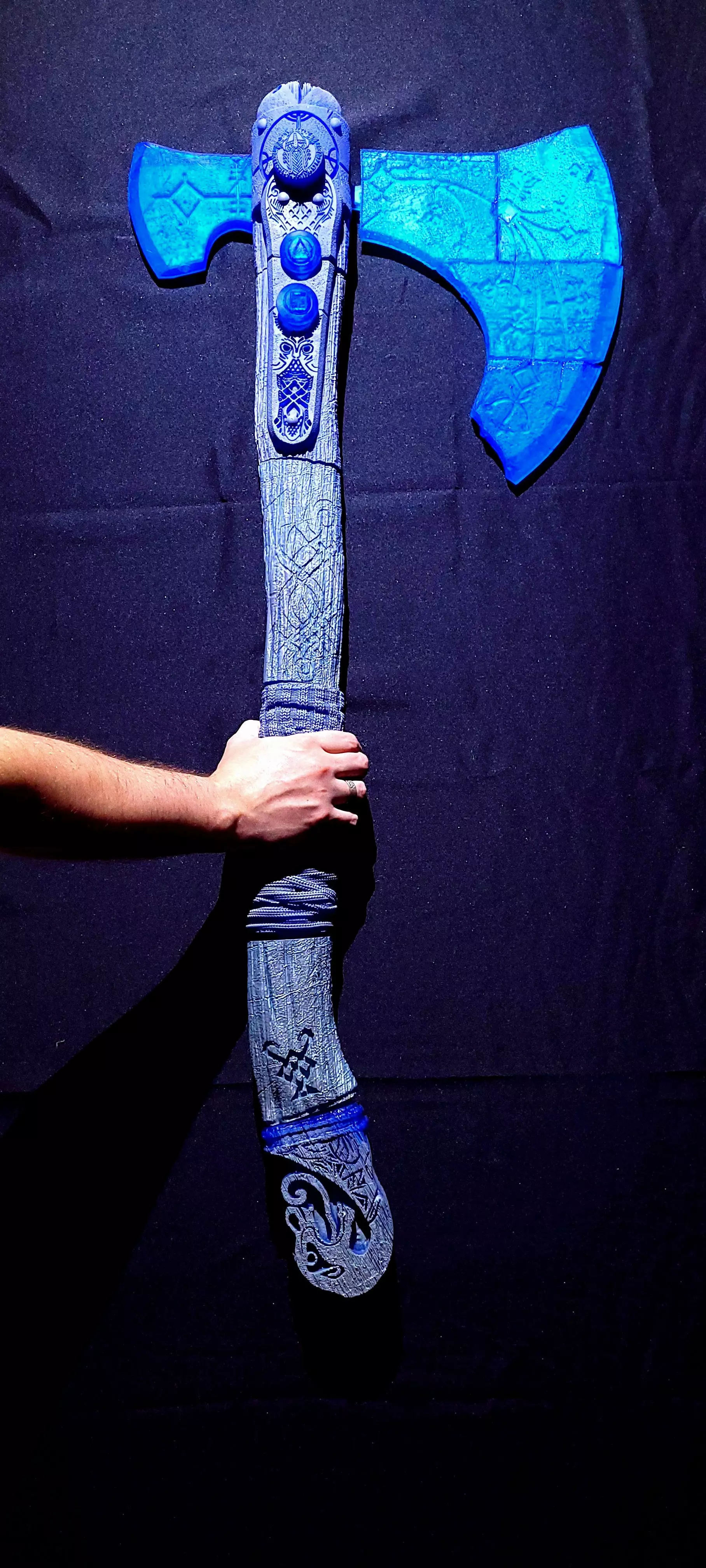 Kratos Leviathan God of War STL for 3D Printing 3D print model_4