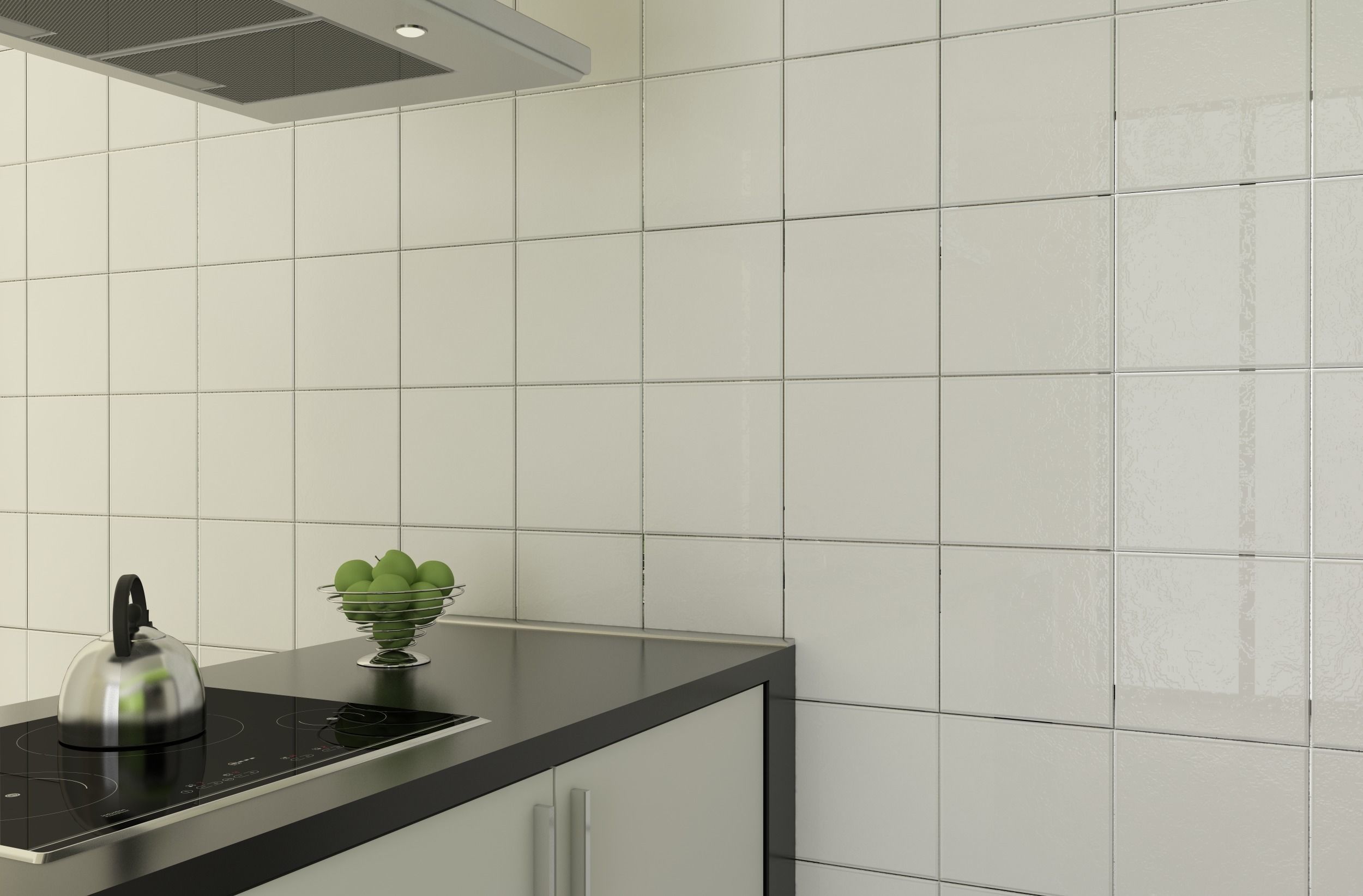 little green kitchen 3D model_4