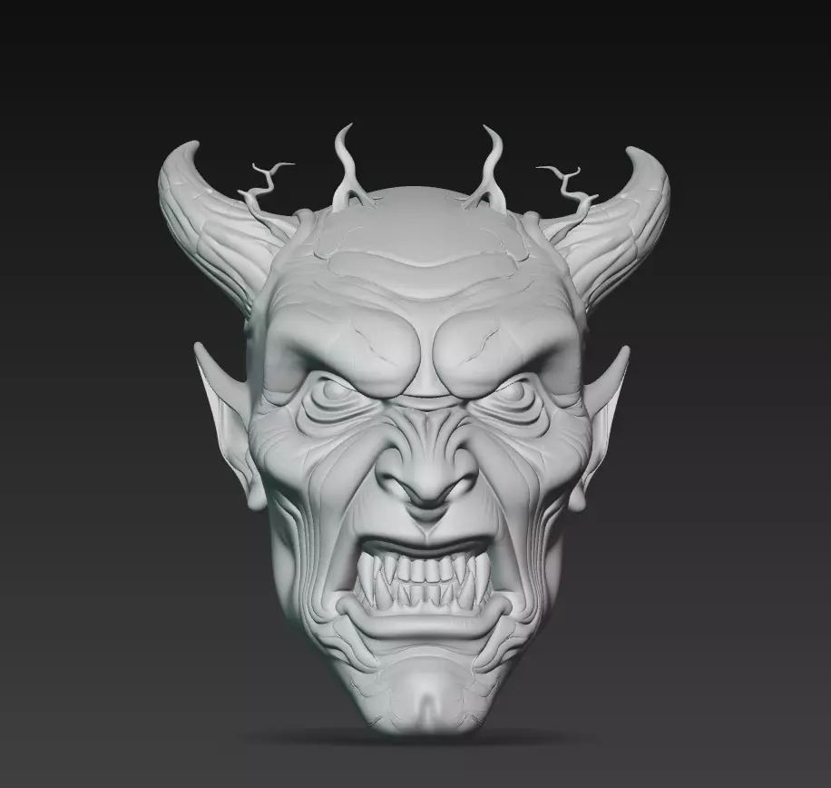 Infernal Demon Heads - Stylized Fantasy Bust Collection _3