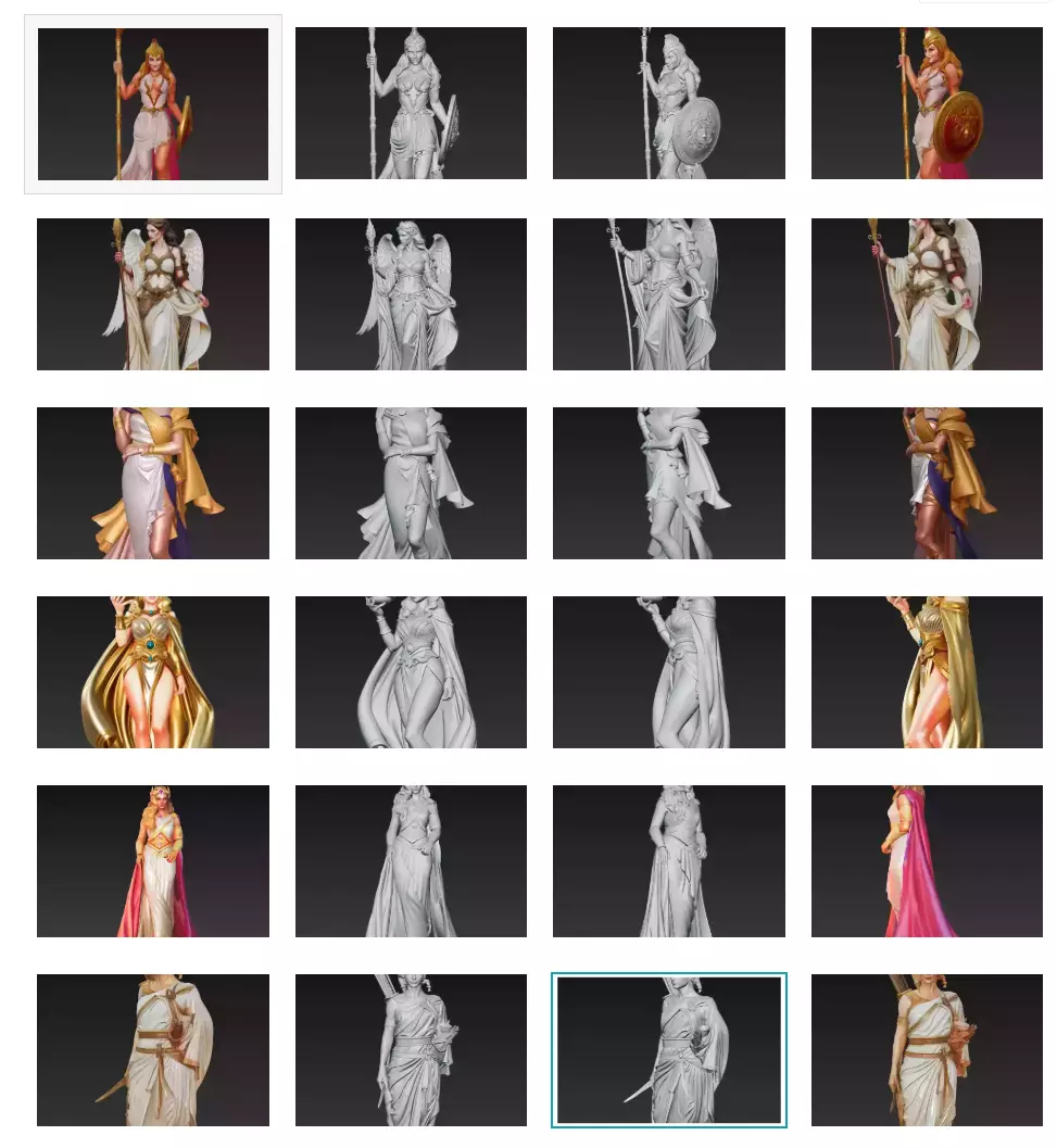 Divine Goddesses - Greek Mythology - Celestial Collection _0