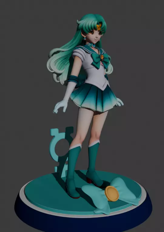 Sailor Neptune 3D print model_4