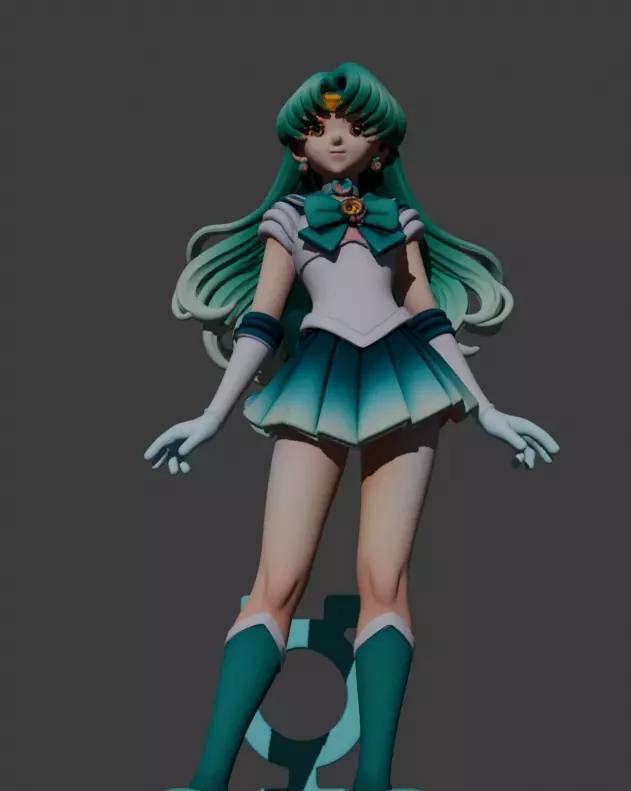 Sailor Neptune 3D print model_6