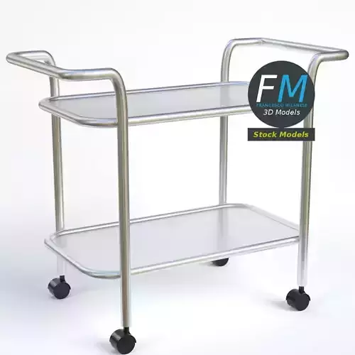 Food beverage trolley cart 3