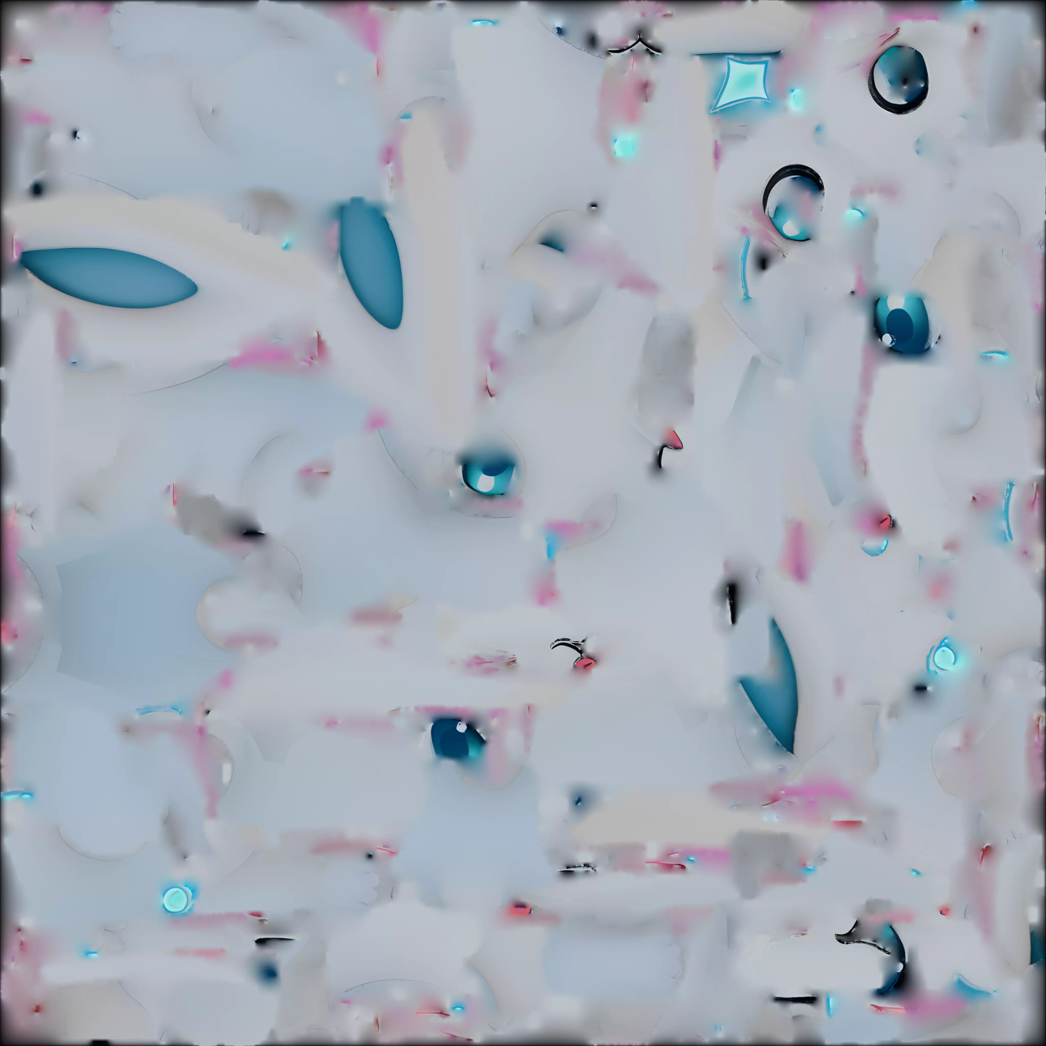 Eclipi Celestial Bunny Creature 3D Model Magical Companion Low-poly 3D model_1