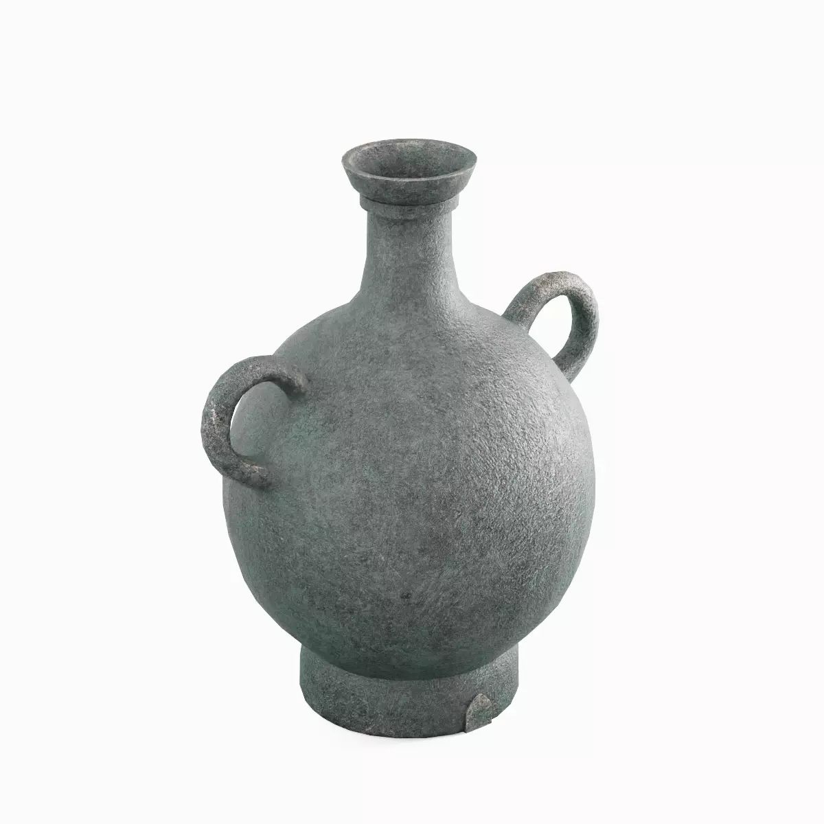 Medieval Decor Vase Set Low-poly 3D model_5