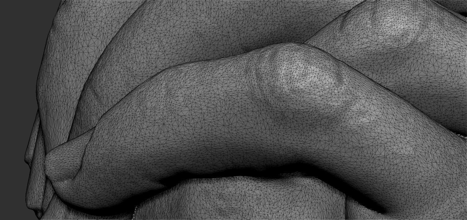 Praying hands 2 3D print model_4